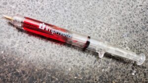 Hingucker als Werbegeschenk: Kugelschreiber von Imprivata