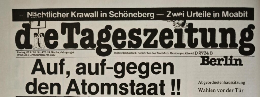 tageszeitung titel