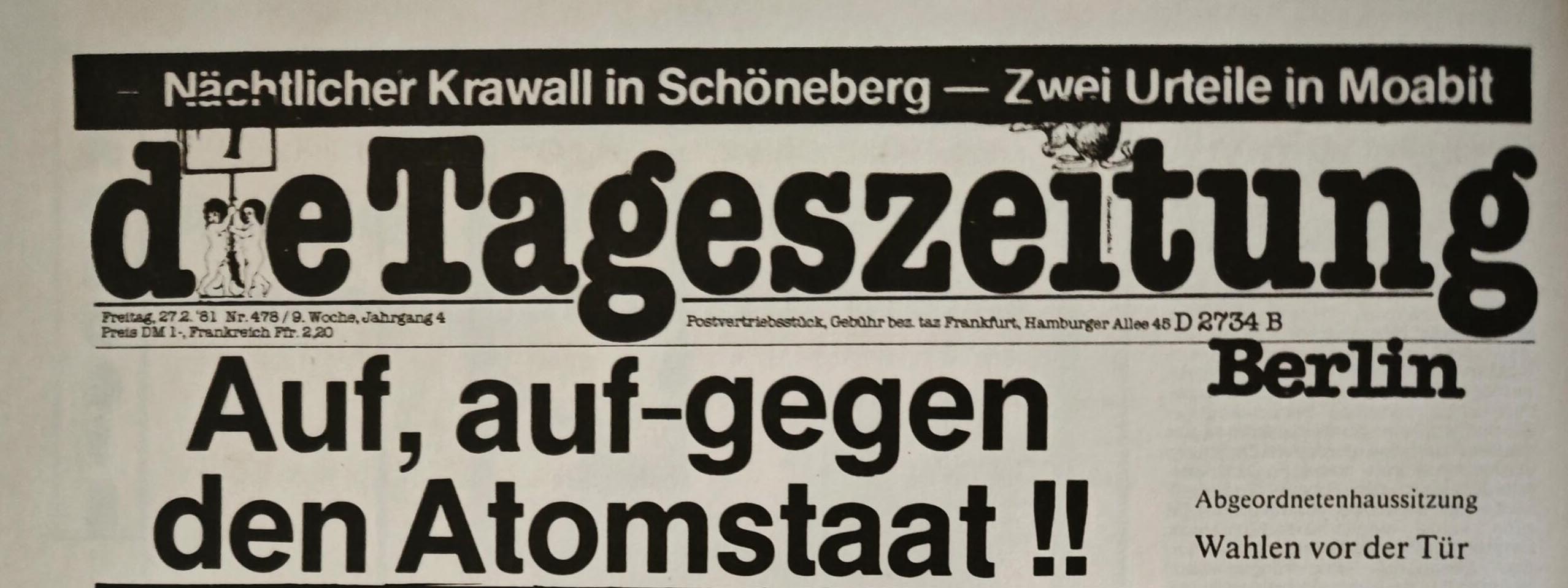 tageszeitung titel